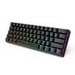 Klaviatuur Royal Kludge RK61 TKL, 60%, Hot-swap, Brown Switches, US, Must цена и информация | Klaviatuurid | hansapost.ee