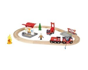 Игровой набор Железная дорога - Пожарная станция Brio Railway, 33815000 цена и информация | Brio Товары для детей и младенцев | hansapost.ee