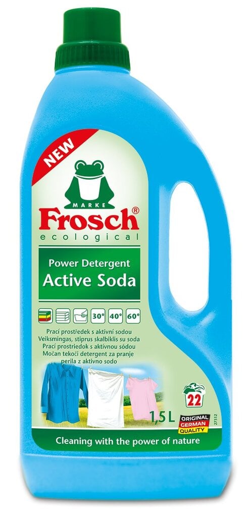 Pesugeel Frosch soda 1,5 L цена и информация | Pesuvahendid | hansapost.ee