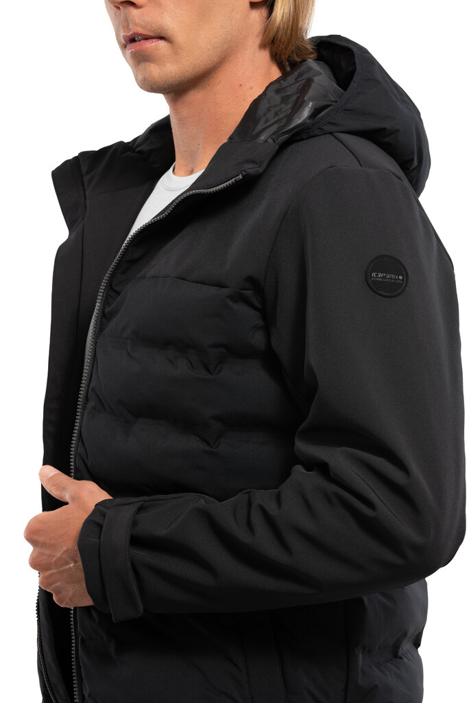 Icepeak meeste soojustatud softshell ALBERS, must hind ja info | Joped meestele | hansapost.ee