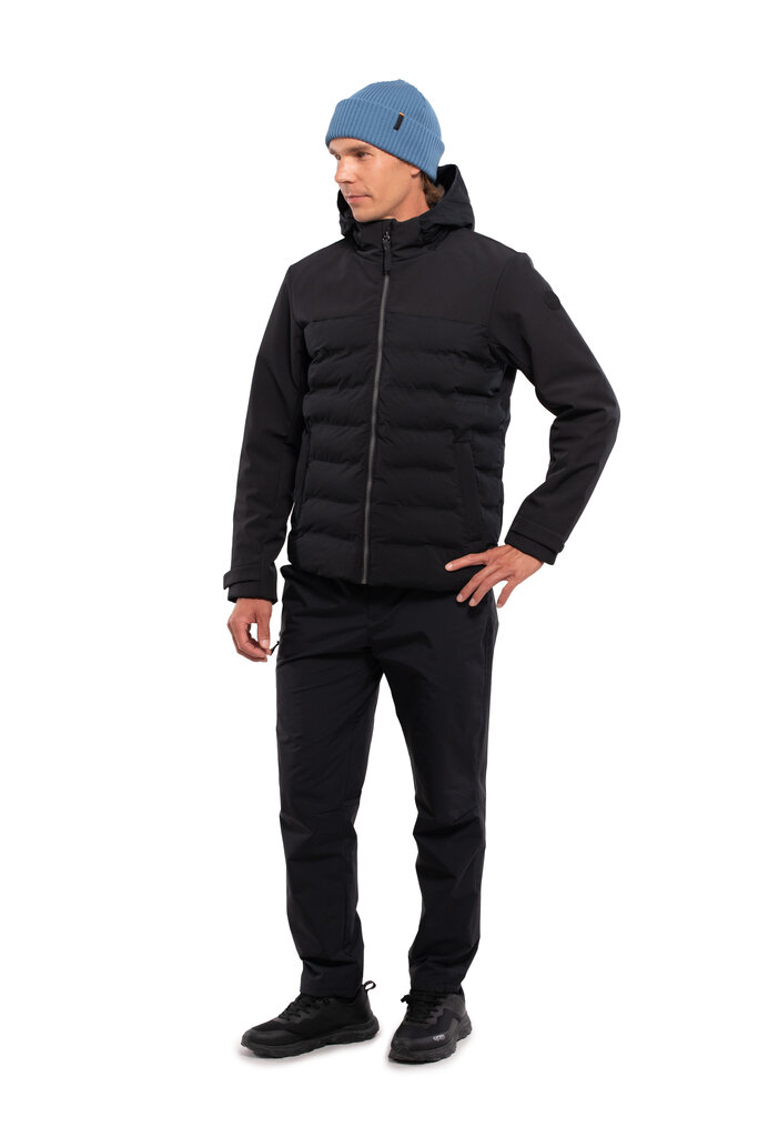 Icepeak meeste soojustatud softshell ALBERS, must цена и информация | Joped meestele | hansapost.ee