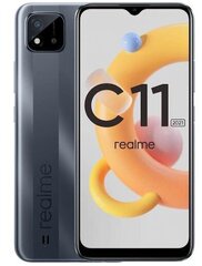 Realme C11 (2021), 32GB, Dual SIM, Grey цена и информация | Мобильные телефоны | hansapost.ee