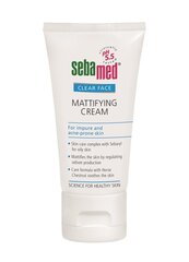 Матирующий крем для лица Sebamed Clear Face 50 мл цена и информация | Кремы для лица | hansapost.ee