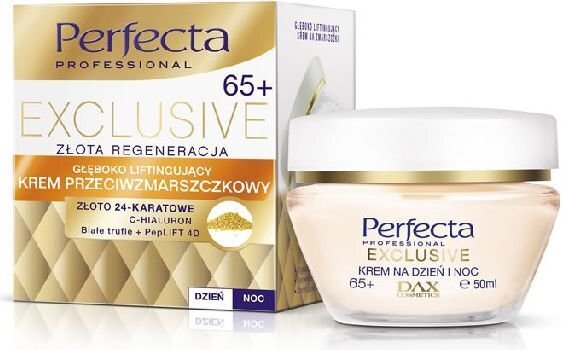 Kortsudevastane näokreem Perfecta Exclusive 65+ 50 ml цена и информация | Näokreemid | hansapost.ee