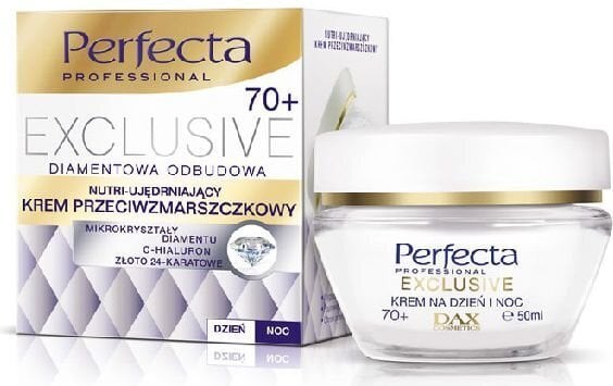 Kaitsev kortsudevastane näokreem perfecta Exclusive 70+ 50 ml цена и информация | Näokreemid | hansapost.ee