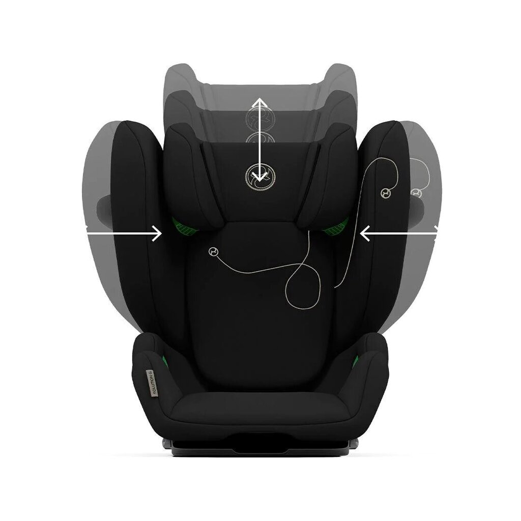 Cybex turvaatool Solution G i-Fix, 15-50 kg, Moon Black hind ja info | Turvatoolid ja turvahällid | hansapost.ee