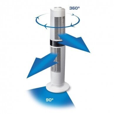 Tornventilaator Clean Air CA-406W hind ja info | Ventilaatorid | hansapost.ee