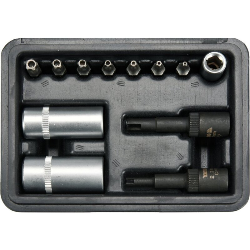 Komplekt kruvikeeraja otsikutega/pad.konditsioneerile 1/4" TORX 5-kant12007 hind ja info | Käsitööriistad | hansapost.ee