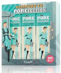 Meigialuskreemide reisikomplekt Benefit Porefessional 3 x 22 ml цена и информация | Пудры, базы под макияж | hansapost.ee