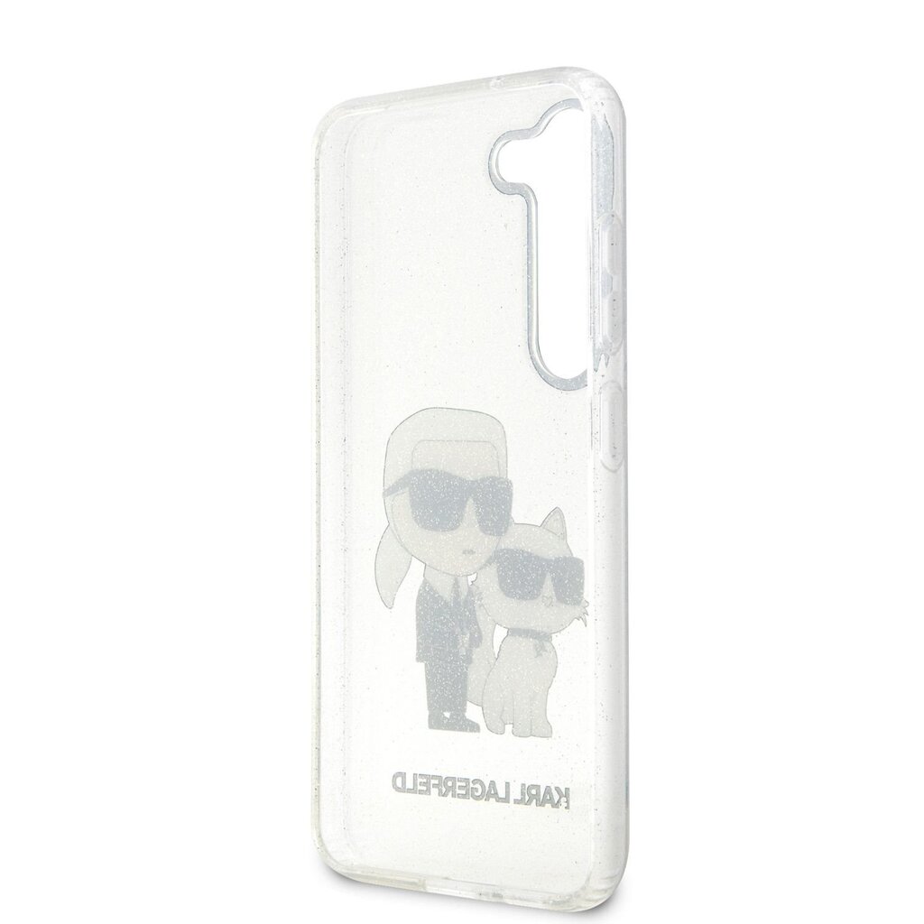 Karl Lagerfeld IML Glitter Karl and Choupette NFT - Samsung Galaxy S23+ , selge цена и информация | Telefonide kaitsekaaned ja -ümbrised | hansapost.ee