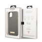 Guess GUHMP13SSPLG iPhone 13 mini 5,4" szary|grey hard case Silicone Logo Plate MagSafe hind ja info | Telefonide kaitsekaaned ja -ümbrised | hansapost.ee