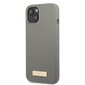 Guess GUHMP13SSPLG iPhone 13 mini 5,4" szary|grey hard case Silicone Logo Plate MagSafe hind ja info | Telefonide kaitsekaaned ja -ümbrised | hansapost.ee