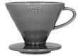 Hario V60 Dripper 02 keraamiline kohvifilter, hall цена и информация | Teekannud, kohvikannud, veekeedukannud | hansapost.ee