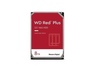 WD Red Plus WD80EFZZ цена и информация | Внутренние жёсткие диски (HDD, SSD, Hybrid) | hansapost.ee