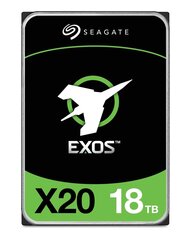 Seagate Exos X20 (ST18000NM003D) цена и информация | Внутренние жёсткие диски (HDD, SSD, Hybrid) | hansapost.ee