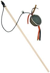 Barry King puidust õng kassile hall pall 5,5x4cm hind ja info | Kasside mänguasjad | hansapost.ee