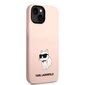 Karl Lagerfeld Liquid Silicone Choupette NFT Case for iPhone 14 Pink hind ja info | Telefonide kaitsekaaned ja -ümbrised | hansapost.ee