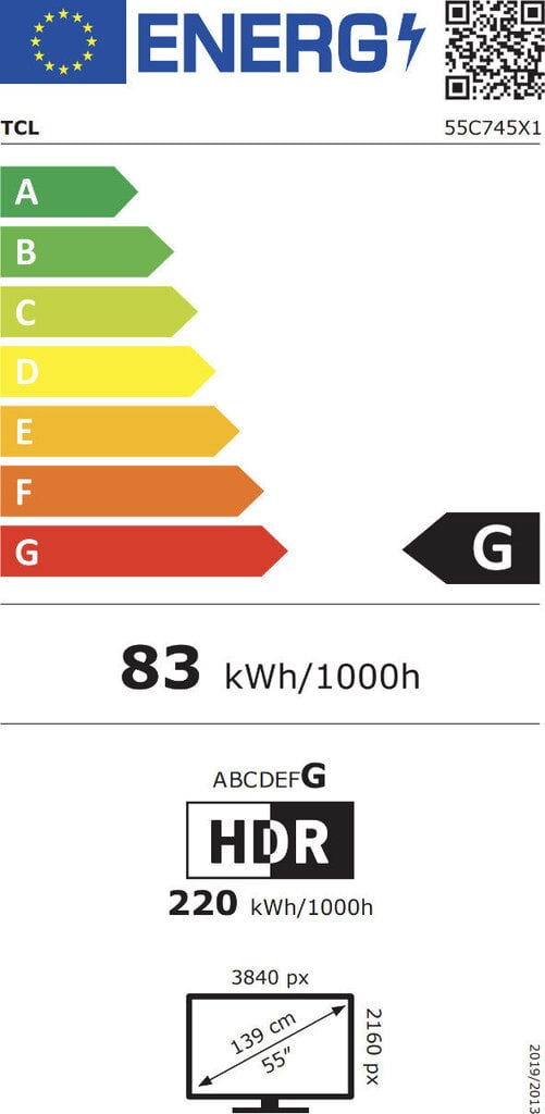 TCL 55C745 цена и информация | Televiisorid | hansapost.ee