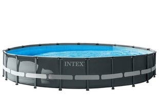 Каркасный бассейн Intex Ultra XTR™ Frame 610x122 см, с 12 В фильтром цена и информация | Бассейны | hansapost.ee