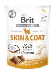 Brit Функциональный снек Skin&Coat Krill 150 г цена и информация | Лакомства для собак | hansapost.ee