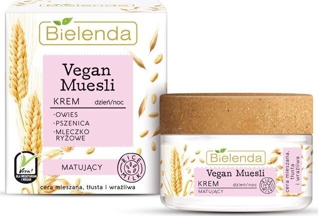 Matistav näokreem Bielenda Vegan Muesli 50 ml hind ja info | Näokreemid | hansapost.ee