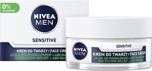 Näokreem meestele Nivea Men Sensitive, 50 ml цена и информация | Кремы для лица | hansapost.ee