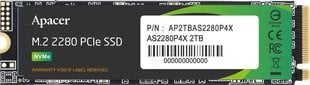 Apacer AS2280P4X цена и информация | Внутренние жёсткие диски (HDD, SSD, Hybrid) | hansapost.ee