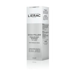 Taastav näokreem Lierac Cica-Filler Anti-Wrinkle 40 ml цена и информация | Кремы для лица | hansapost.ee