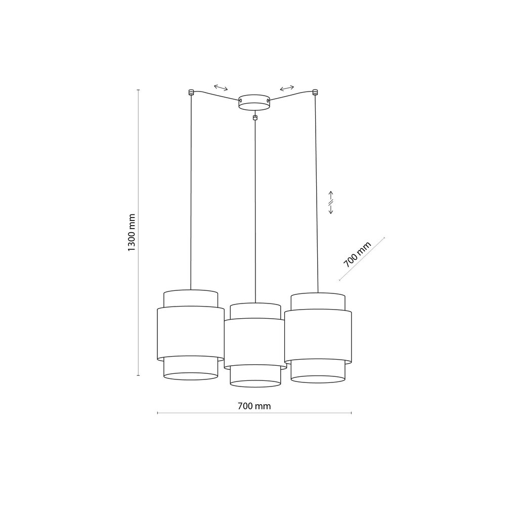 Micadoni Home rippvalgusti Castor hind ja info | Rippvalgustid | hansapost.ee