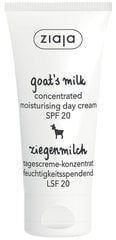 Kontsentreeritud kitsepiimaga kreem SPF 20 Ziaja, 50 ml hind ja info | Näokreemid | hansapost.ee