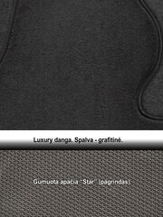 Автомобильные коврики ARS Seat Leon / 2020-> Luxury цена и информация | Модельные текстильные коврики | hansapost.ee