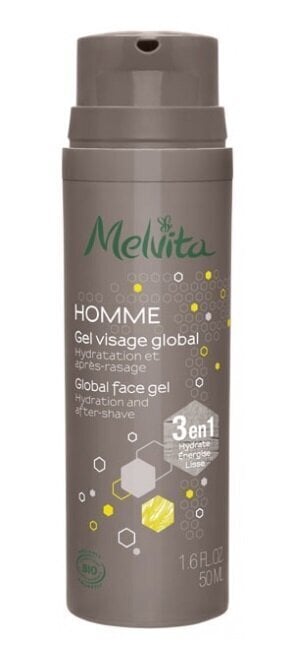 Geel-näokreem meestele Melvita Men 3 in 1 Global, 50 ml hind ja info | Näokreemid | hansapost.ee