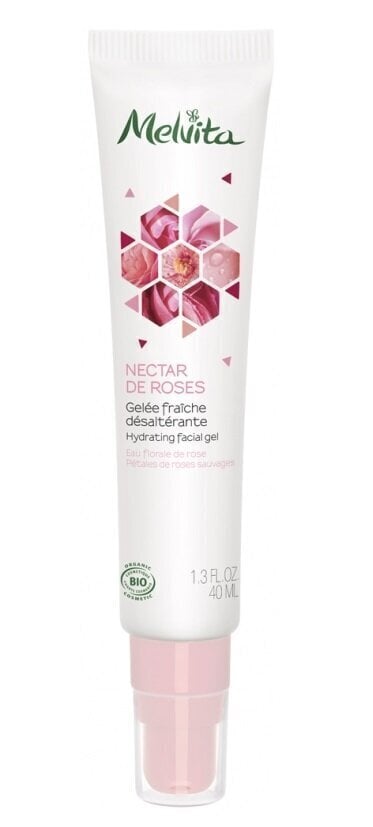 Niisutav näogeel Melvita Nectar de Roses, 40 ml цена и информация | Näokreemid | hansapost.ee