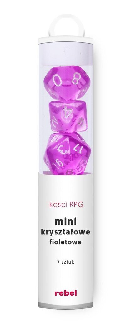 Täringukomplekt Rebel Rpg Mini Crystal, lilla hind ja info | Lauamängud ja mõistatused perele | hansapost.ee