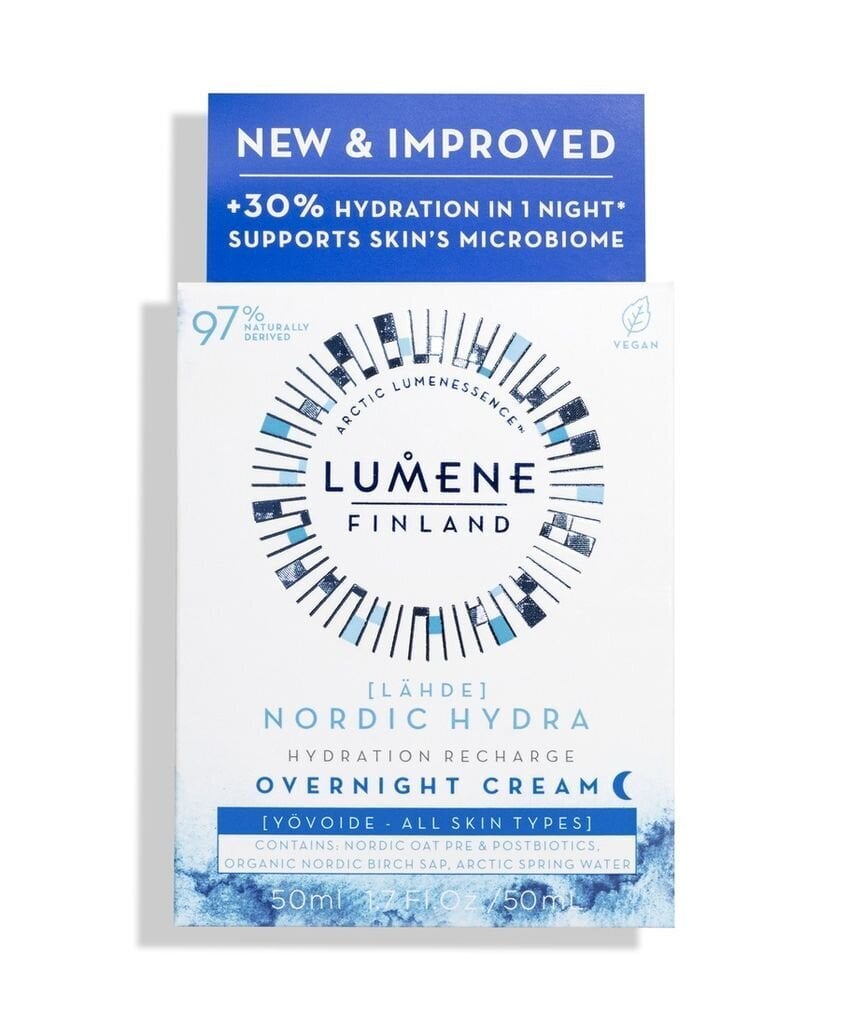 Öine näokreem Lumene Lähde Hydration Recharge, 50 ml цена и информация | Näokreemid | hansapost.ee