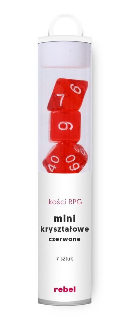 Täringukomplekt Rebel Rpg Mini Crystal, punane hind ja info | Lauamängud ja mõistatused perele | hansapost.ee