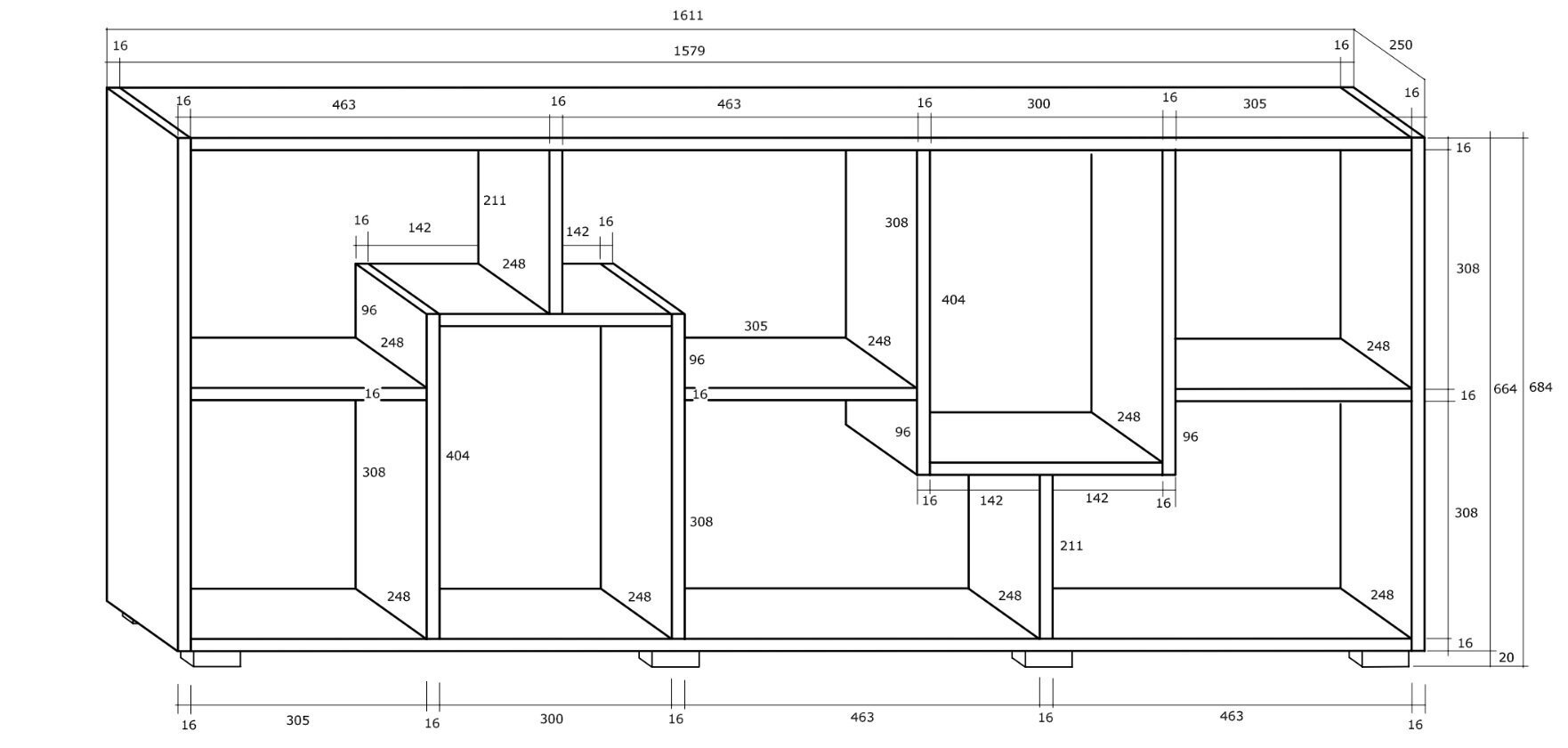 Riiul Domino, valge price and information | Riiulid | hansapost.ee