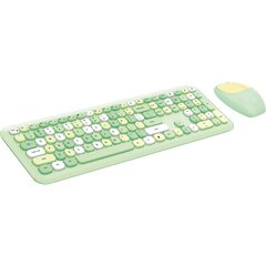 Forever keyboard + mouse Candy green цена и информация | Клавиатура с игровой мышью 3GO COMBODRILEW2 USB ES | hansapost.ee