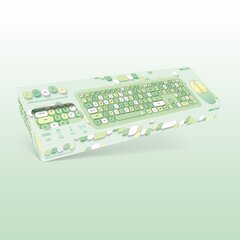 Forever keyboard + mouse Candy green цена и информация | Клавиатура с игровой мышью 3GO COMBODRILEW2 USB ES | hansapost.ee