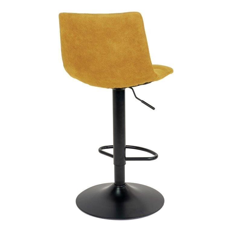 2-tooliga komplekt Middelfart, kollane цена и информация | Köögitoolid, söögitoolid | hansapost.ee