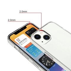 Telefoni ümbris silikoonist Iphone 12​ Pro​ Max​ 6​,​7", 2mm hind ja info | Telefonide kaitsekaaned ja -ümbrised | hansapost.ee