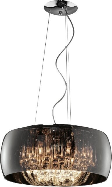 Trio ripplaelamp Vapore, suur, kroomitud ja kroomitud/hall, 6 x G9 hind ja info | Rippvalgustid | hansapost.ee