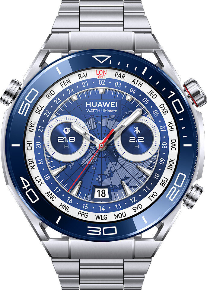 Huawei Watch Ultimate Blue/Silver 55020AGG цена и информация | Nutikellad, laste nutikellad | hansapost.ee