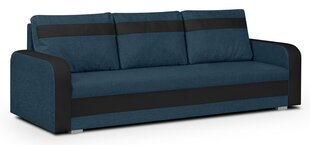 Трехместный диван Condi, темно-синий/черный цвет цена и информация | Диваны | hansapost.ee
