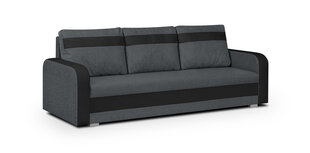 Трехместный диван Condi, темно-серый/черный цвет цена и информация | Диваны | hansapost.ee