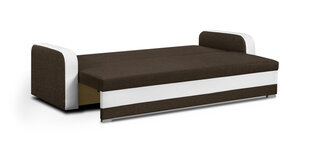 Трехместный диван Condi, коричневый/белый цвет цена и информация | Диваны | hansapost.ee