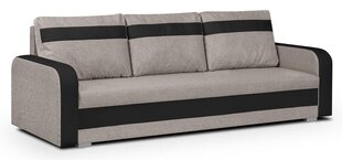 Трехместный диван Condi, бежевый/черный цвет цена и информация | Диваны | hansapost.ee