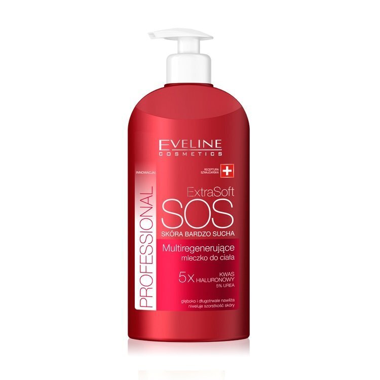 Ihupiim Eveline SOS Multi Regenerating 350 ml цена и информация | Kehakreemid, kehaõlid ja losjoonid | hansapost.ee