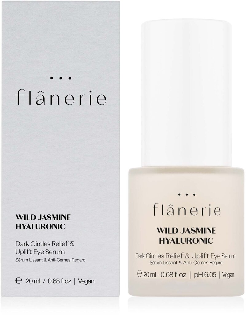 Silmaaluseid tumedaid ringe parandav seerum Flanerie Wild Jasmine, 20 ml hind ja info | Näoõlid, ampullid ja seerumid | hansapost.ee