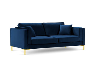Четырехместный диван Luis 4, синий/золотистый цена и информация | Диваны | hansapost.ee